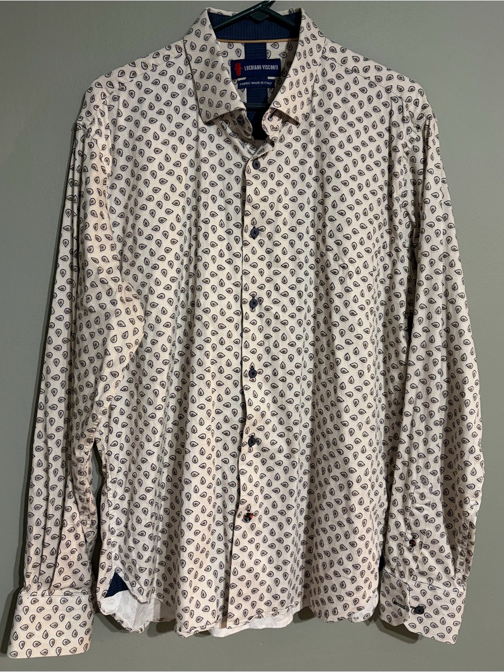 Men’s XL Luchiano Visconti Button Down Dress Shirt